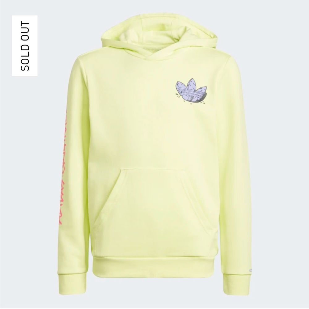 ADIDAS Originals Dino Dinosaur Highlighter NWT Hoodie Kids XL